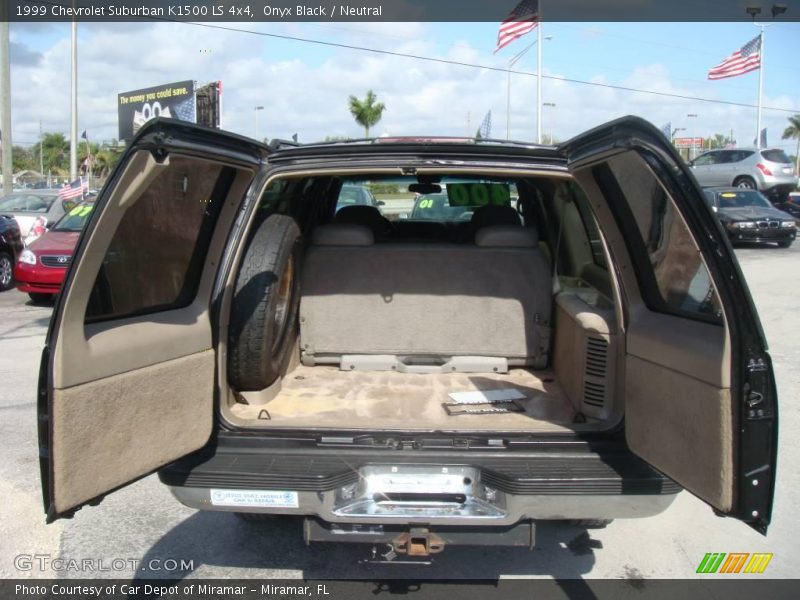 Onyx Black / Neutral 1999 Chevrolet Suburban K1500 LS 4x4