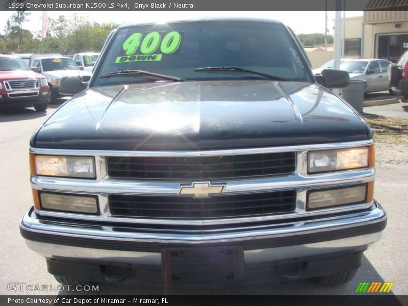 Onyx Black / Neutral 1999 Chevrolet Suburban K1500 LS 4x4