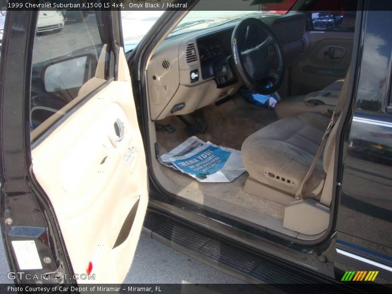 Onyx Black / Neutral 1999 Chevrolet Suburban K1500 LS 4x4