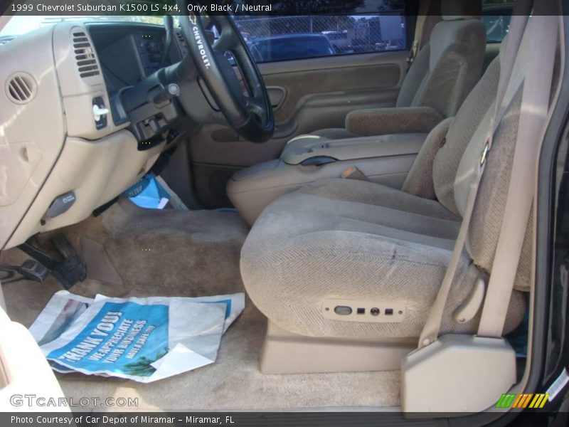 Onyx Black / Neutral 1999 Chevrolet Suburban K1500 LS 4x4