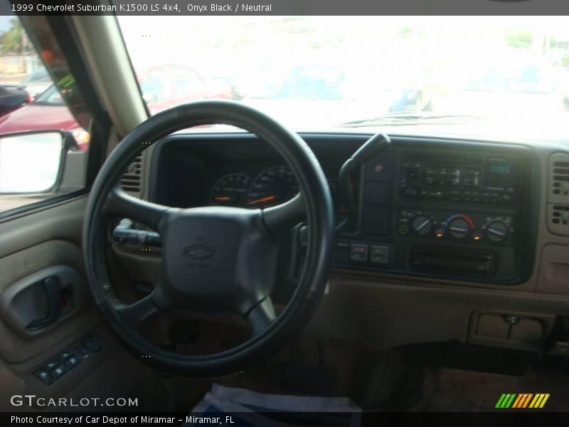 Onyx Black / Neutral 1999 Chevrolet Suburban K1500 LS 4x4