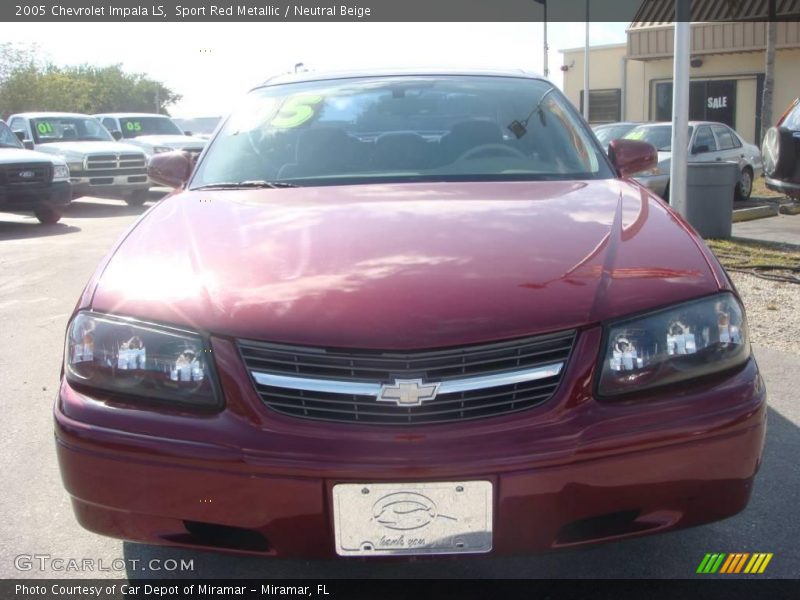 Sport Red Metallic / Neutral Beige 2005 Chevrolet Impala LS