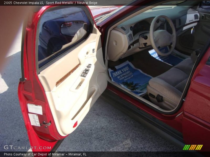 Sport Red Metallic / Neutral Beige 2005 Chevrolet Impala LS