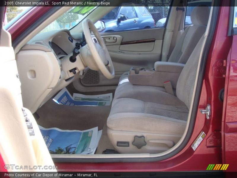 Sport Red Metallic / Neutral Beige 2005 Chevrolet Impala LS