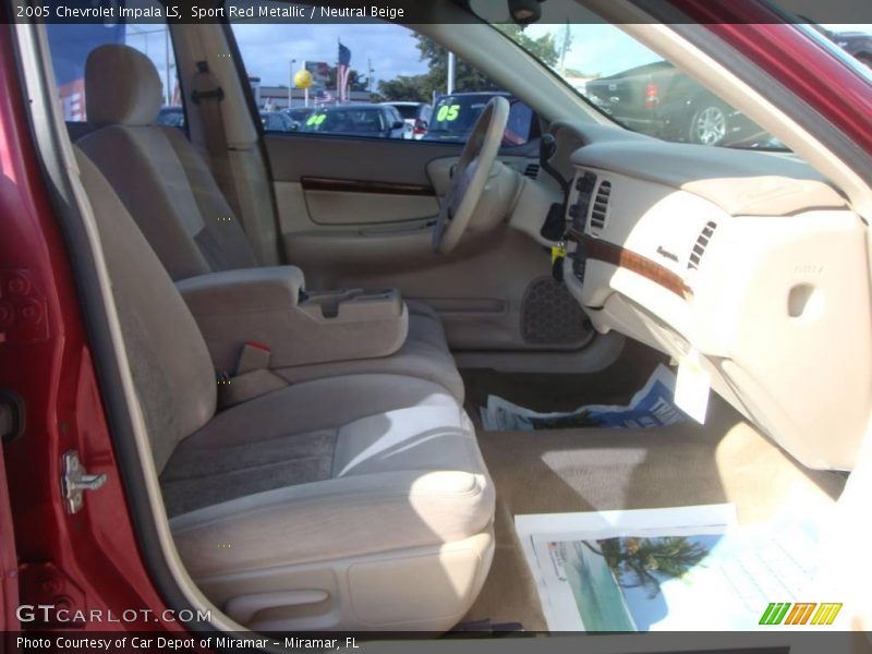 Sport Red Metallic / Neutral Beige 2005 Chevrolet Impala LS