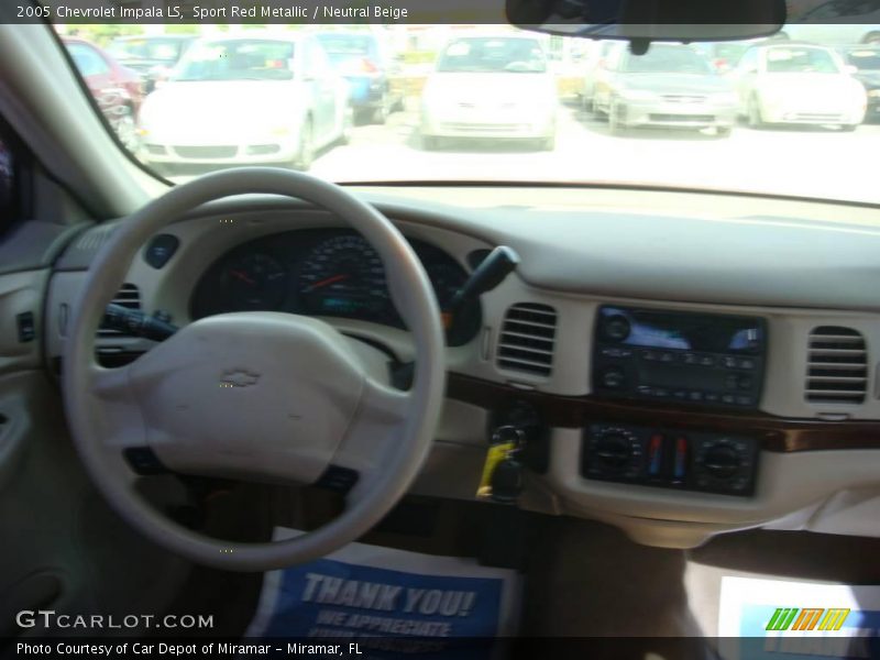 Sport Red Metallic / Neutral Beige 2005 Chevrolet Impala LS