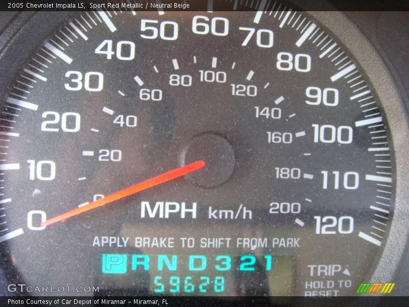 Sport Red Metallic / Neutral Beige 2005 Chevrolet Impala LS