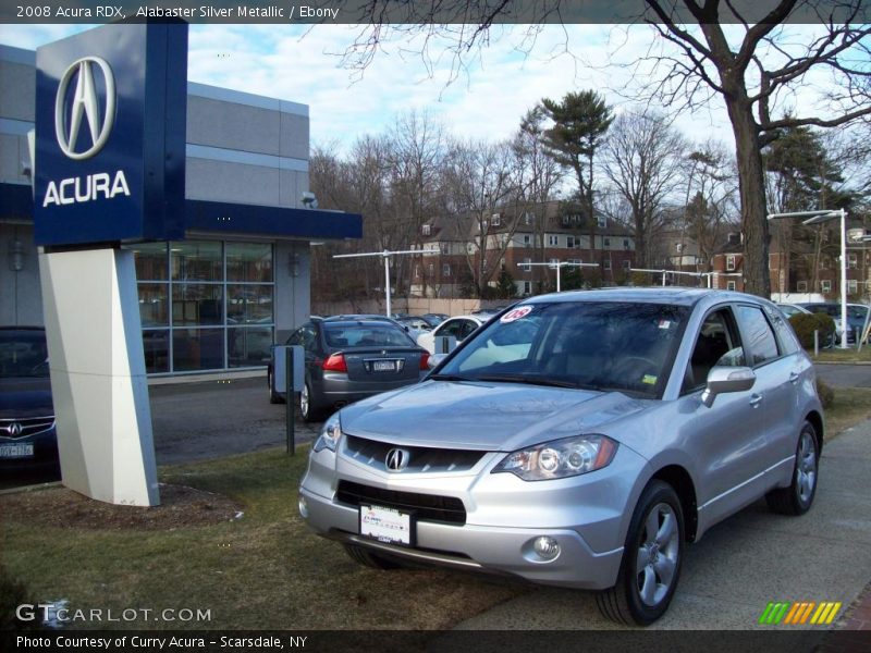 Alabaster Silver Metallic / Ebony 2008 Acura RDX