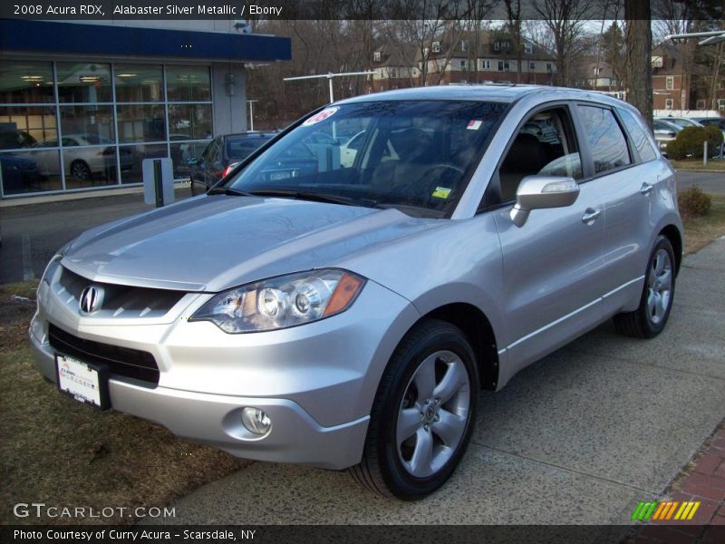 Alabaster Silver Metallic / Ebony 2008 Acura RDX