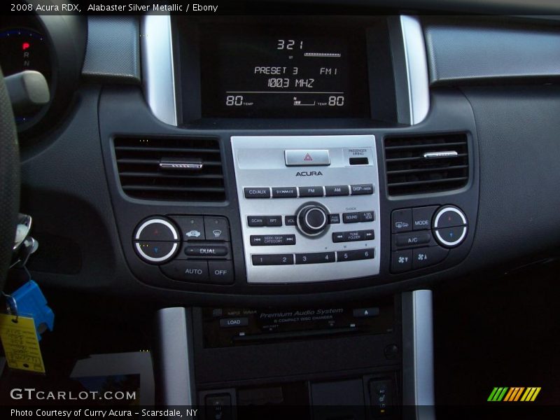 Alabaster Silver Metallic / Ebony 2008 Acura RDX