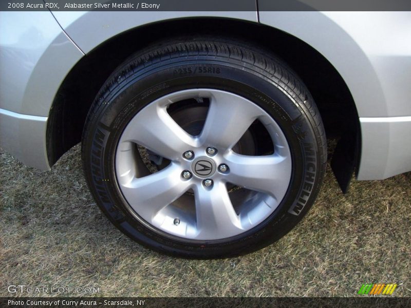 Alabaster Silver Metallic / Ebony 2008 Acura RDX
