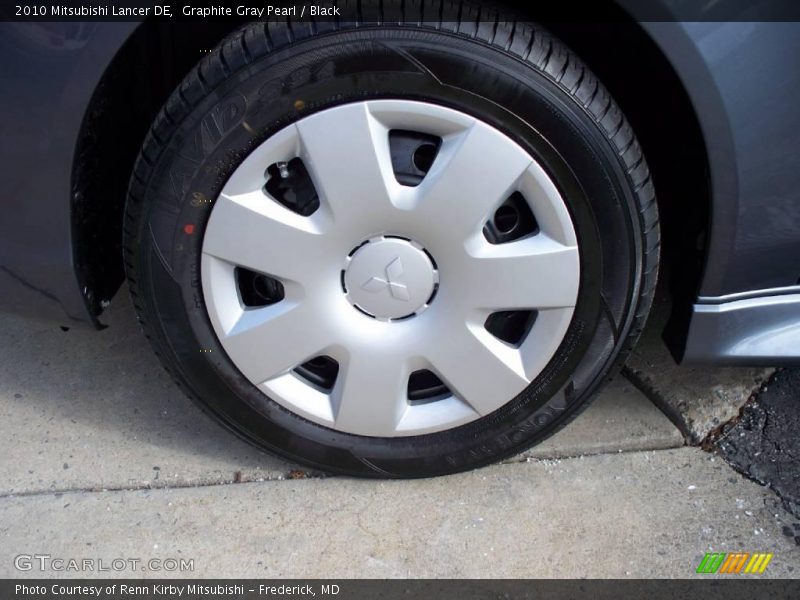 Graphite Gray Pearl / Black 2010 Mitsubishi Lancer DE
