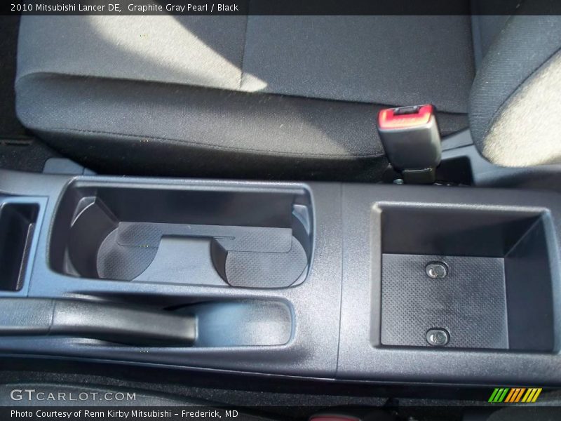 Graphite Gray Pearl / Black 2010 Mitsubishi Lancer DE