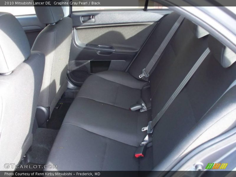 Graphite Gray Pearl / Black 2010 Mitsubishi Lancer DE