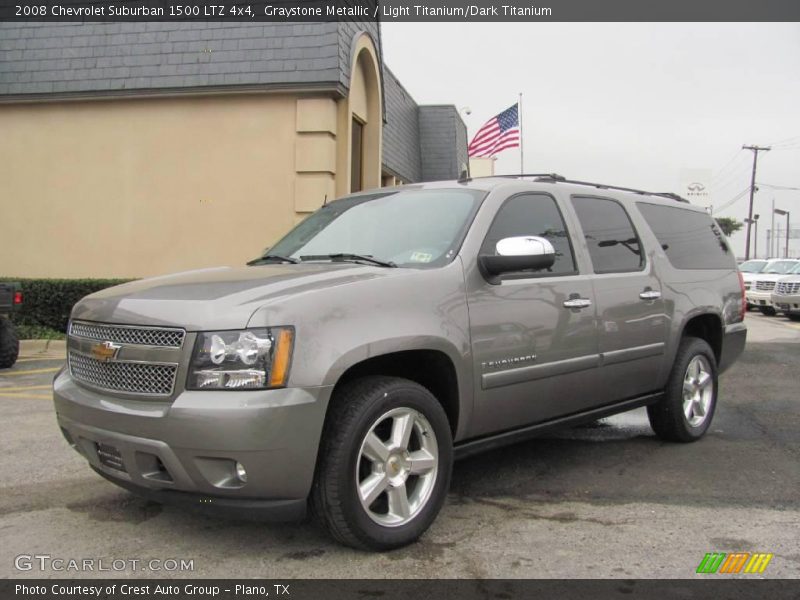 Graystone Metallic / Light Titanium/Dark Titanium 2008 Chevrolet Suburban 1500 LTZ 4x4