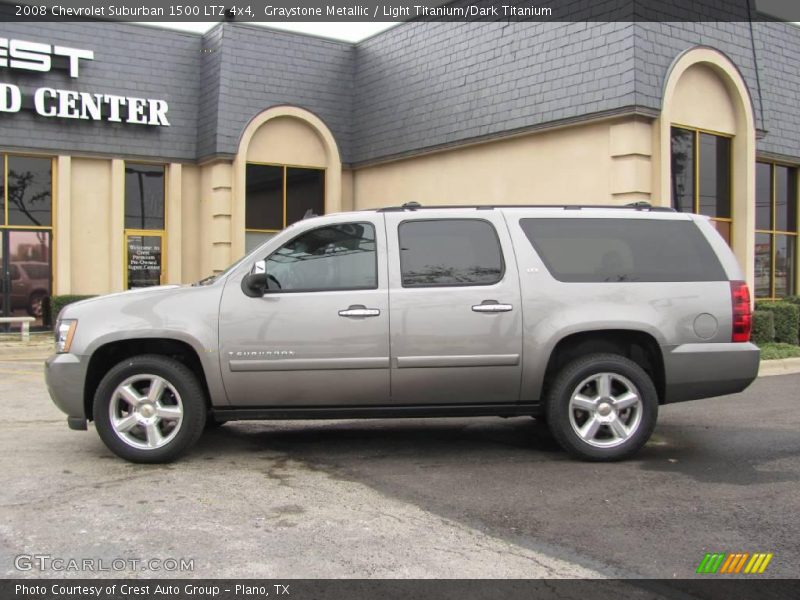 Graystone Metallic / Light Titanium/Dark Titanium 2008 Chevrolet Suburban 1500 LTZ 4x4