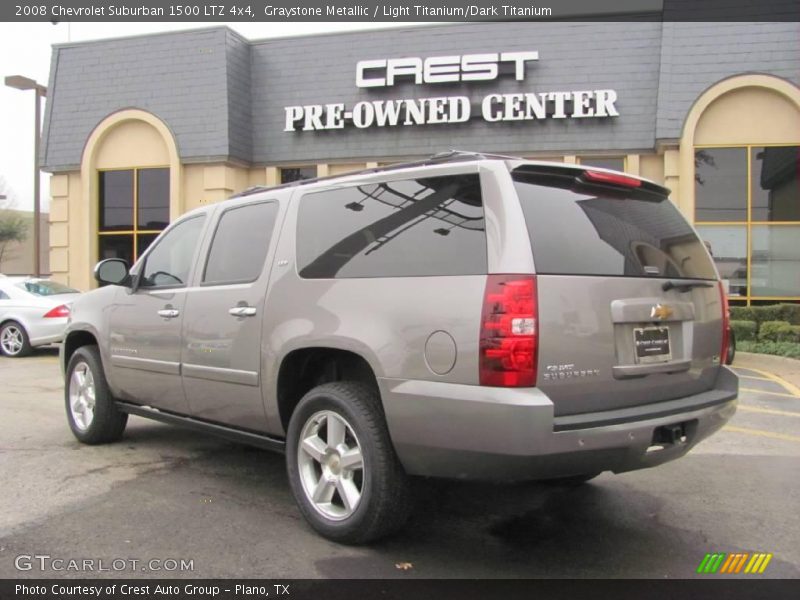 Graystone Metallic / Light Titanium/Dark Titanium 2008 Chevrolet Suburban 1500 LTZ 4x4