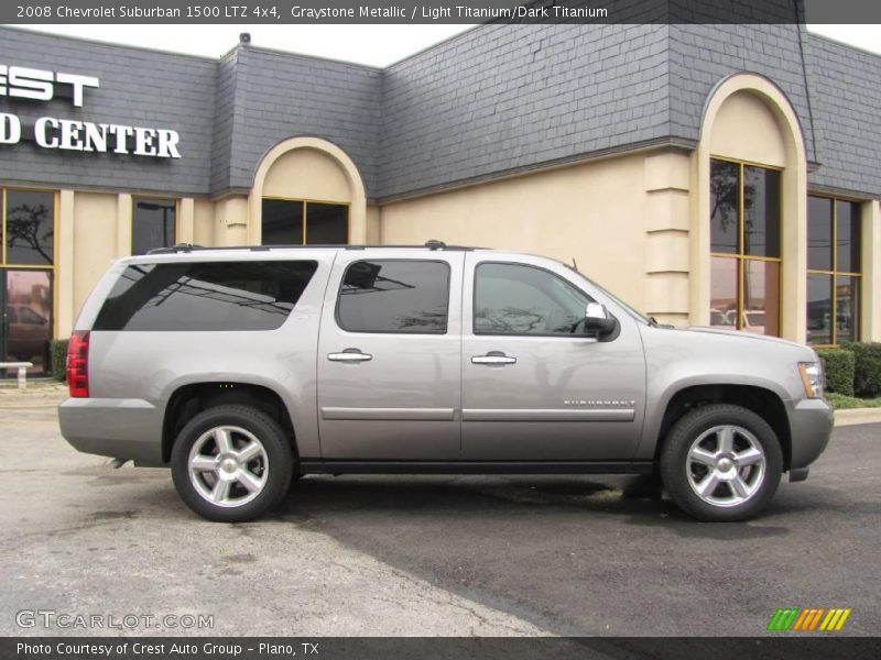Graystone Metallic / Light Titanium/Dark Titanium 2008 Chevrolet Suburban 1500 LTZ 4x4