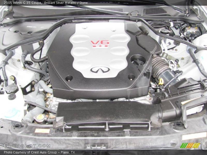 Brilliant Silver Metallic / Stone 2005 Infiniti G 35 Coupe