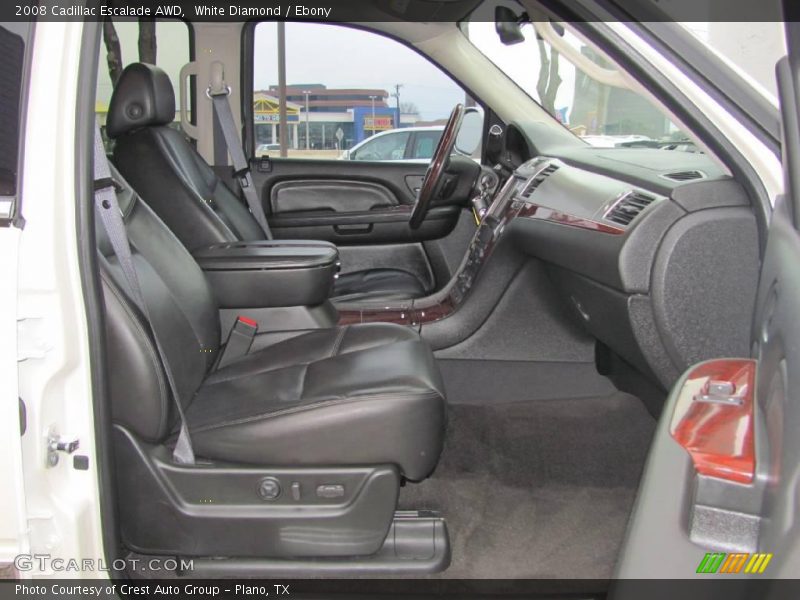 White Diamond / Ebony 2008 Cadillac Escalade AWD