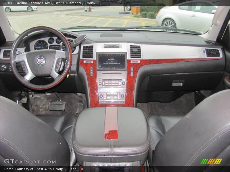 White Diamond / Ebony 2008 Cadillac Escalade AWD