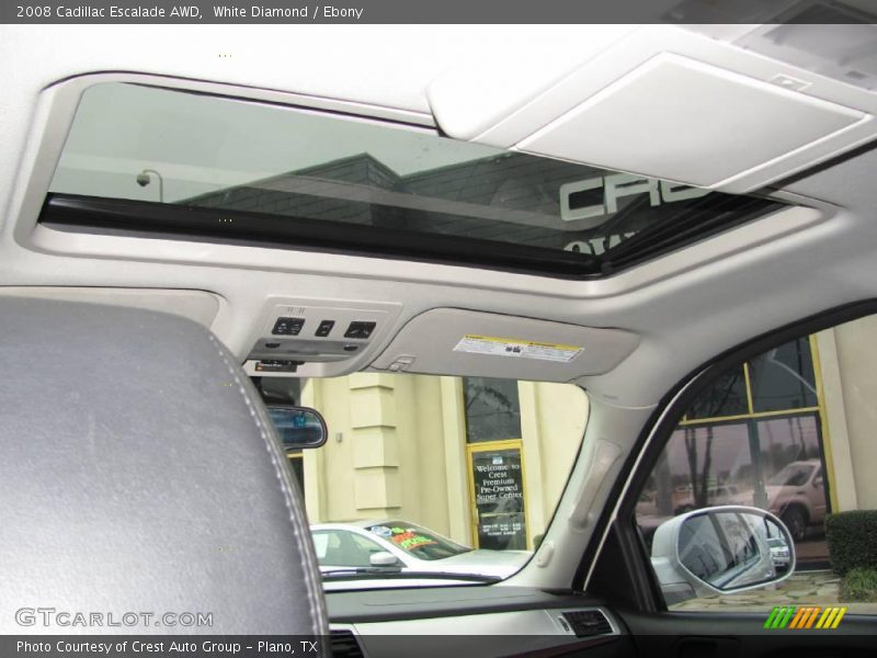 White Diamond / Ebony 2008 Cadillac Escalade AWD