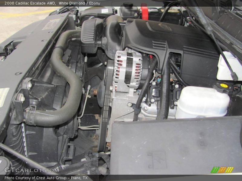 White Diamond / Ebony 2008 Cadillac Escalade AWD