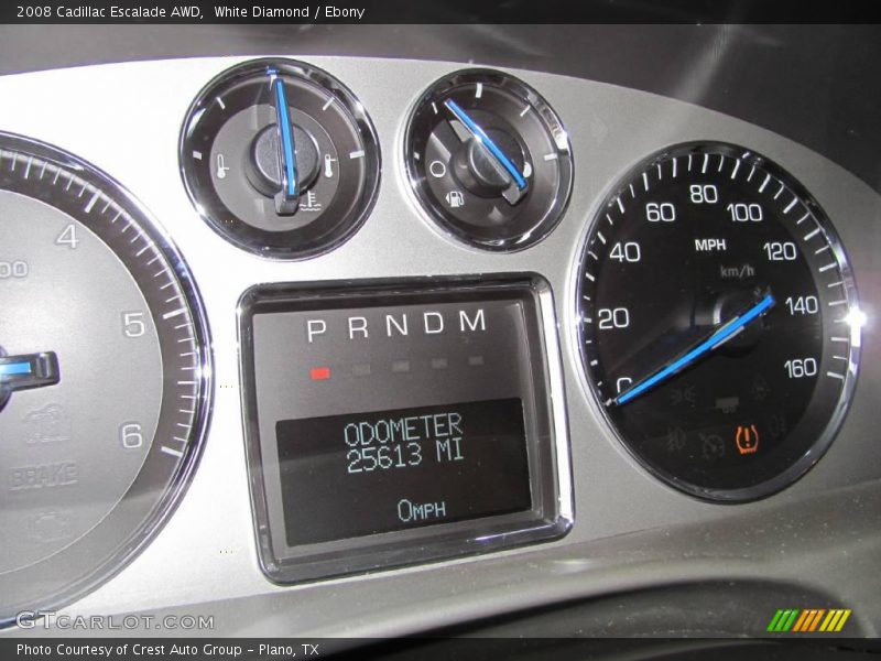 White Diamond / Ebony 2008 Cadillac Escalade AWD