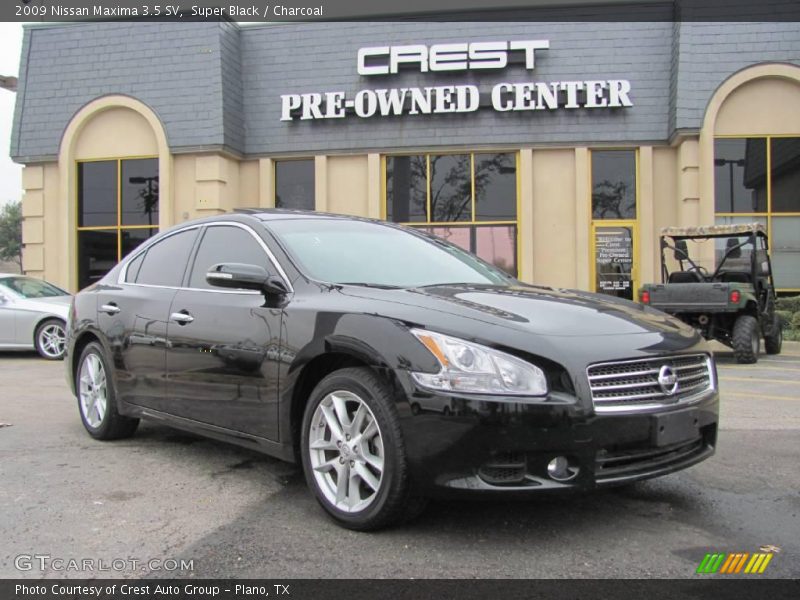 Super Black / Charcoal 2009 Nissan Maxima 3.5 SV