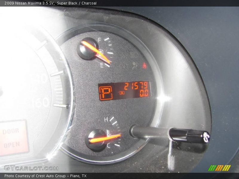 Super Black / Charcoal 2009 Nissan Maxima 3.5 SV