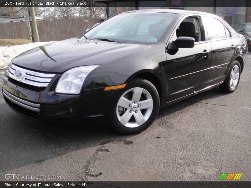 Black / Charcoal Black 2007 Ford Fusion SE