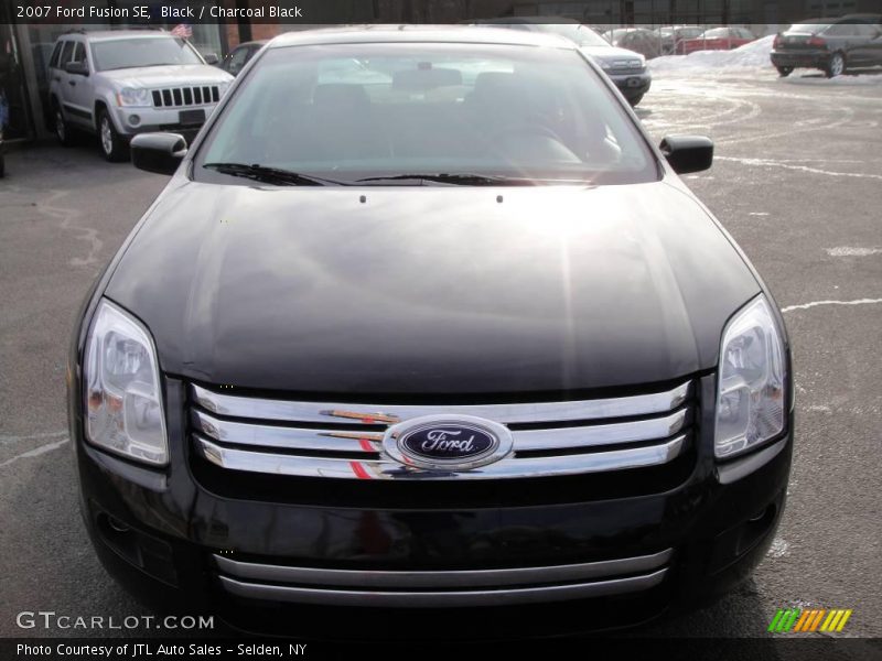 Black / Charcoal Black 2007 Ford Fusion SE