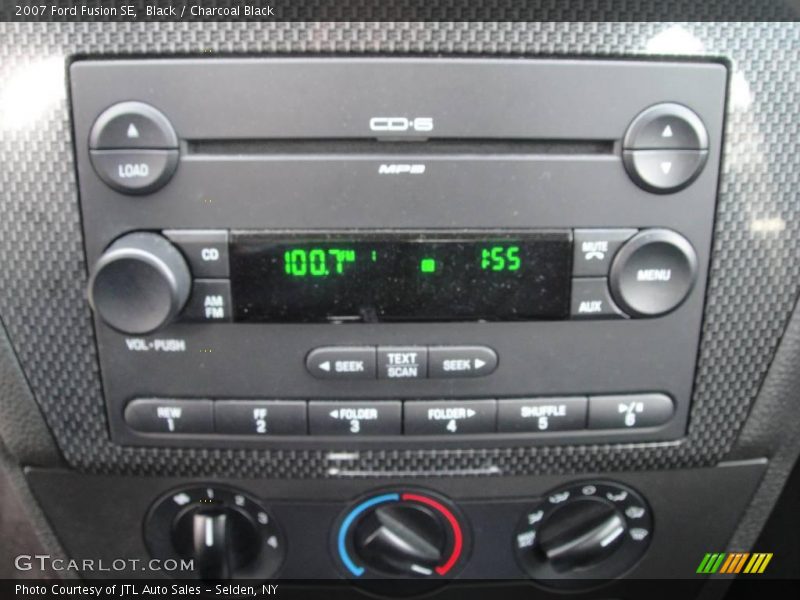 Black / Charcoal Black 2007 Ford Fusion SE