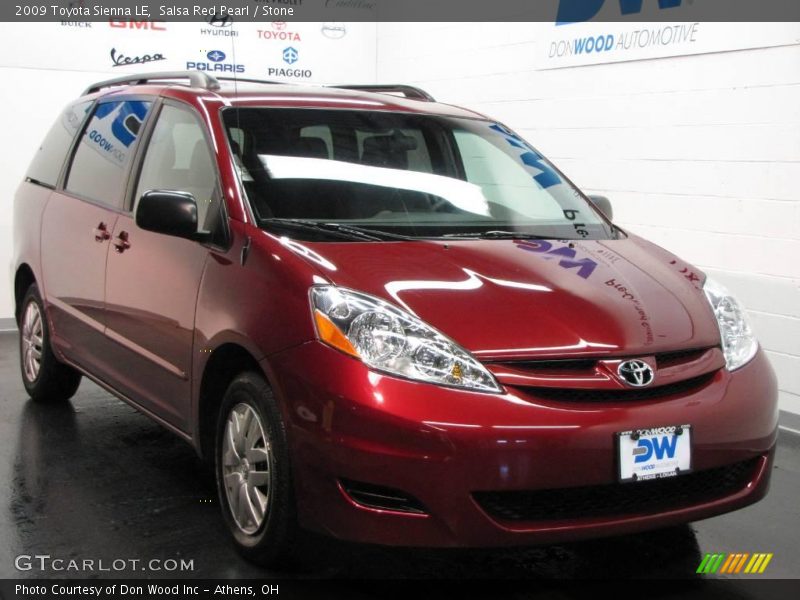 Salsa Red Pearl / Stone 2009 Toyota Sienna LE
