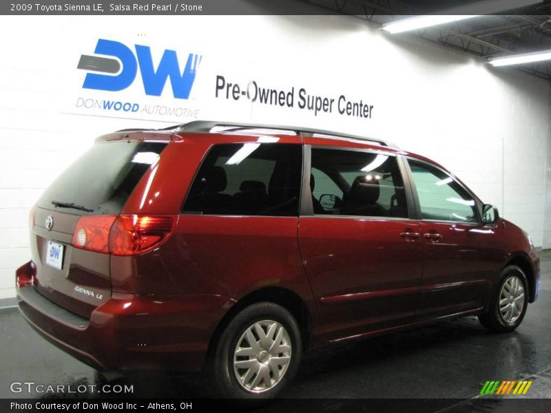 Salsa Red Pearl / Stone 2009 Toyota Sienna LE