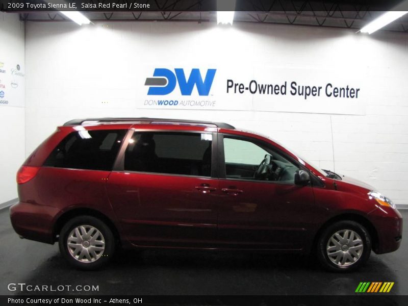 Salsa Red Pearl / Stone 2009 Toyota Sienna LE