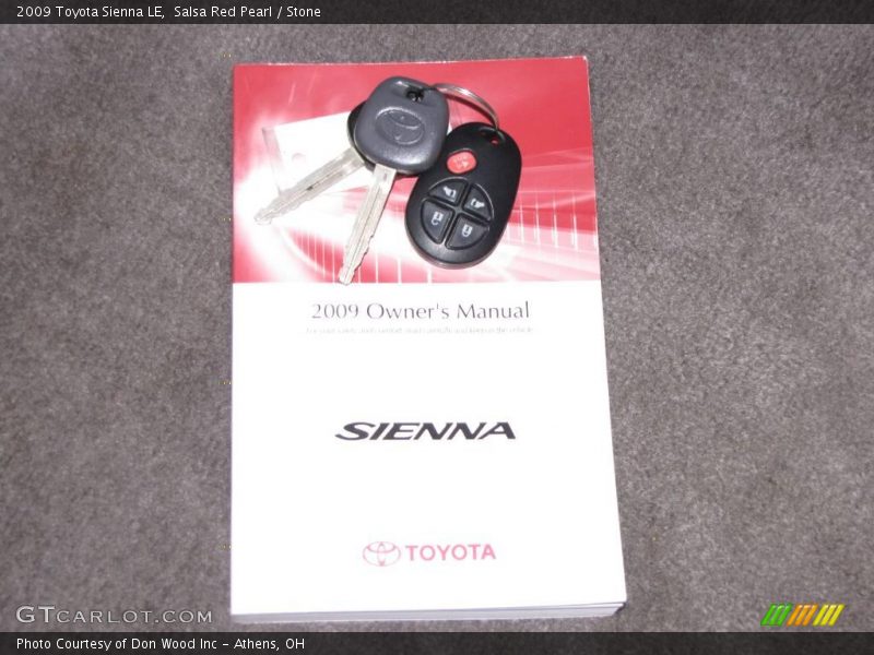 Salsa Red Pearl / Stone 2009 Toyota Sienna LE