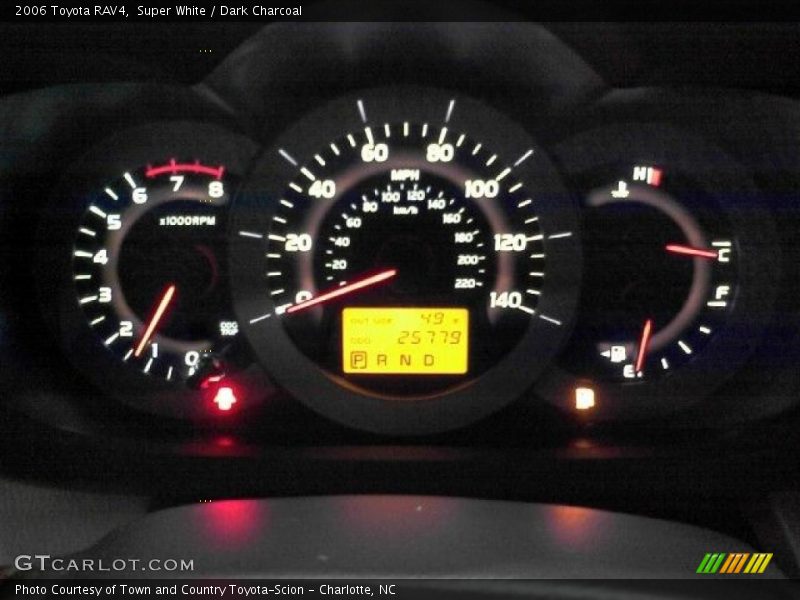 Super White / Dark Charcoal 2006 Toyota RAV4