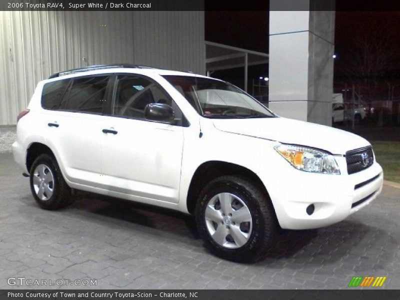 Super White / Dark Charcoal 2006 Toyota RAV4