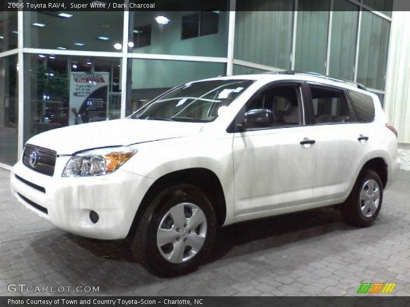 Super White / Dark Charcoal 2006 Toyota RAV4