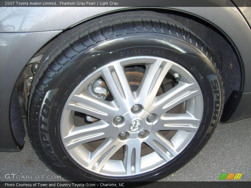 Phantom Gray Pearl / Light Gray 2007 Toyota Avalon Limited