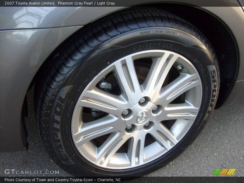 Phantom Gray Pearl / Light Gray 2007 Toyota Avalon Limited