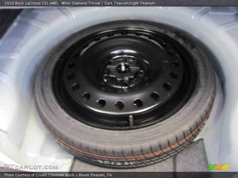 White Diamond Tricoat / Dark Titanium/Light Titanium 2010 Buick LaCrosse CXL AWD