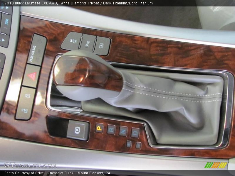 White Diamond Tricoat / Dark Titanium/Light Titanium 2010 Buick LaCrosse CXL AWD