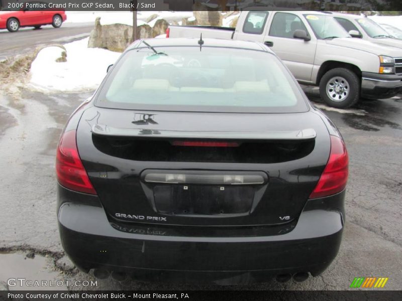 Black / Sand 2006 Pontiac Grand Prix GXP Sedan
