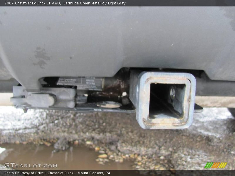 Bermuda Green Metallic / Light Gray 2007 Chevrolet Equinox LT AWD