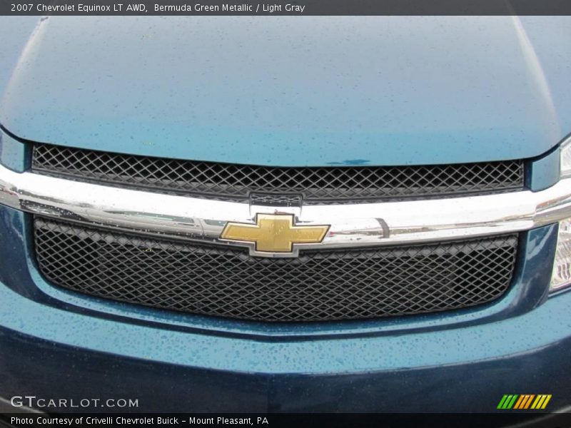 Bermuda Green Metallic / Light Gray 2007 Chevrolet Equinox LT AWD