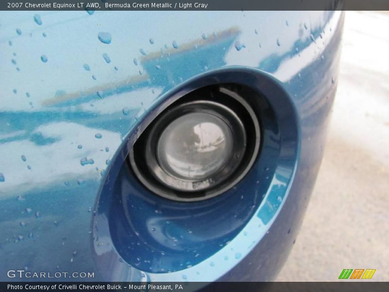 Bermuda Green Metallic / Light Gray 2007 Chevrolet Equinox LT AWD