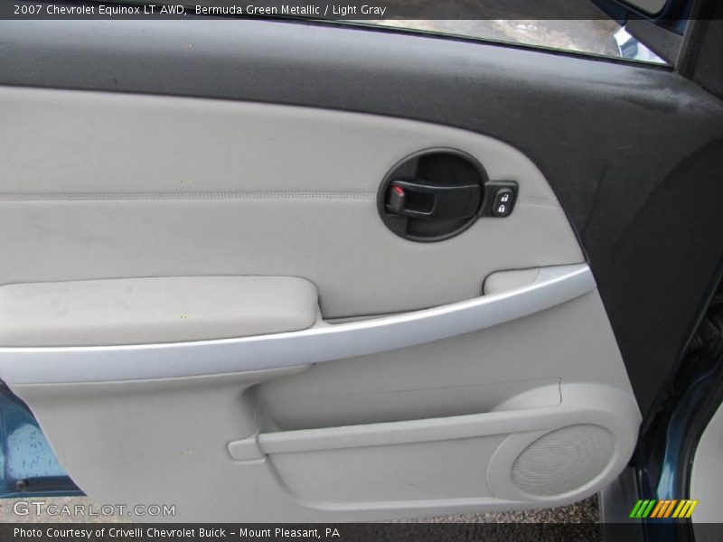 Bermuda Green Metallic / Light Gray 2007 Chevrolet Equinox LT AWD