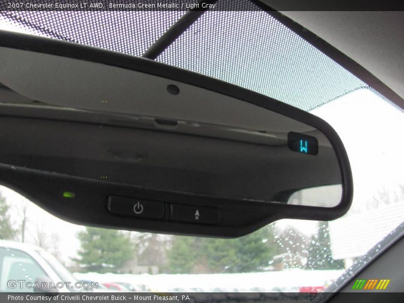 Bermuda Green Metallic / Light Gray 2007 Chevrolet Equinox LT AWD